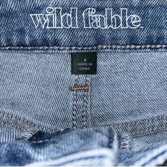 Wild Fable Blue Ankle Length Jeans(Size 8) - Picture 5 of 6